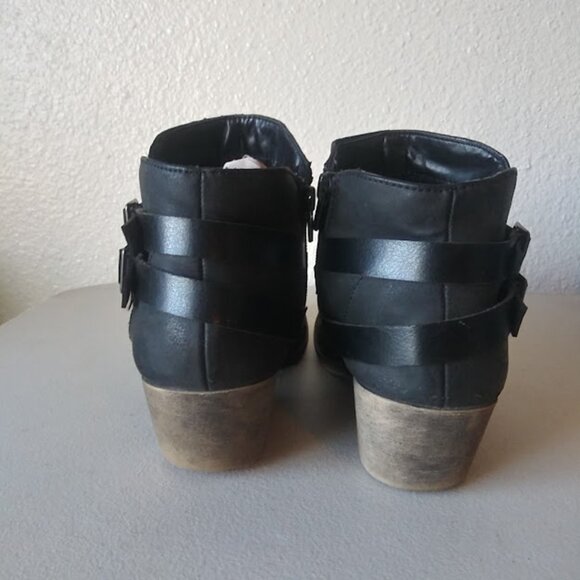 Jellypop women's size 7.5 black and brown ankle boots - Picture 2 of 13